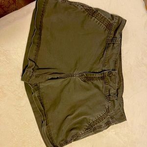 Maurice’s hunter green shorts